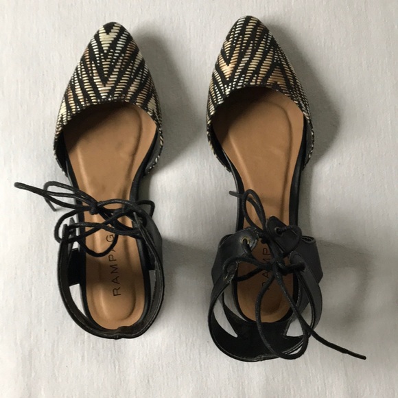 Rampage Shoes - Rampage Ankle Strap Flats